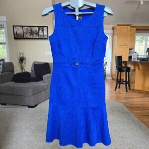 NWT Enfocus Studio sz 8 blue sheath dress